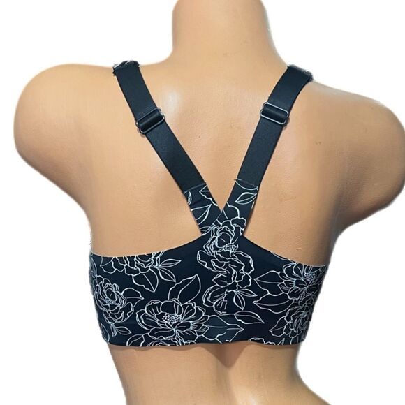 Victoria’s Secret knockout Maximum Support Front Close Sports Bra black 34D - Picture 6 of 7